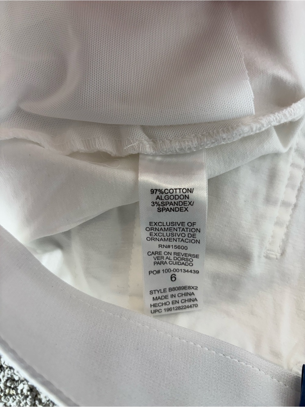 NWT Democracy Ab-solution Women’s Size 6 White High Rise Utility Shorts - Picture 11 of 12